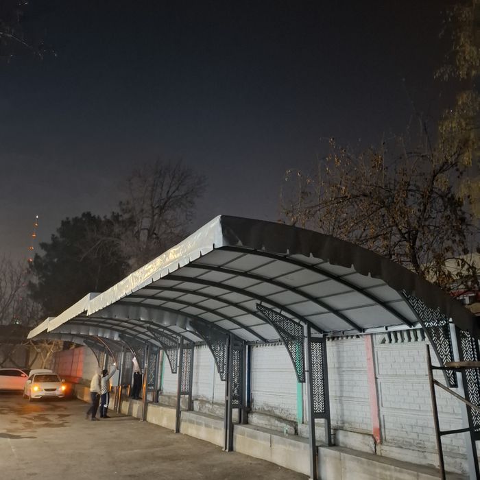 Установка баннер и тент