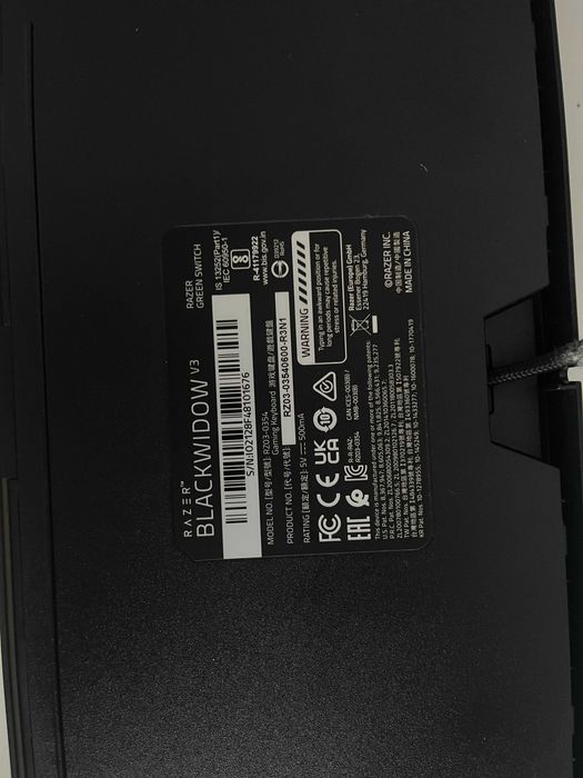 razer blackwidow v3 keyboard gaming