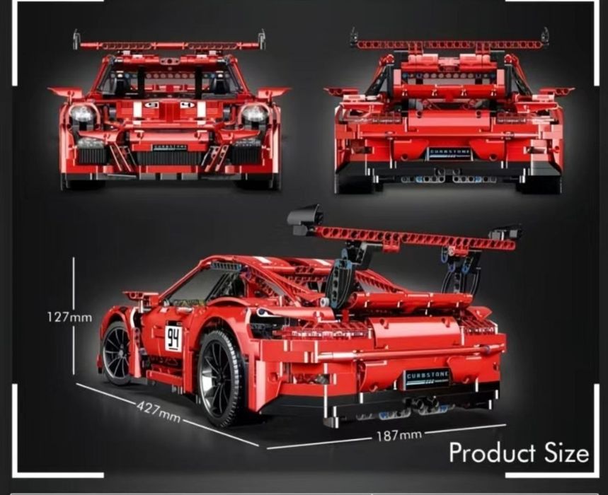 Конструктор лего Porsche 911, лего супрекар