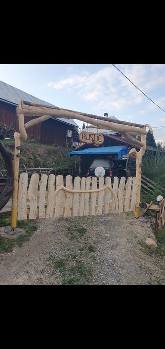 Poarta rustica lemn masiv