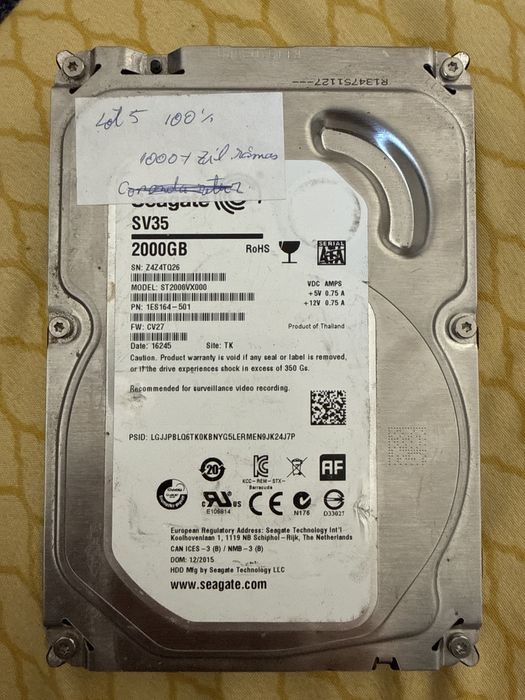 Hard disk uri 2tb Seagate