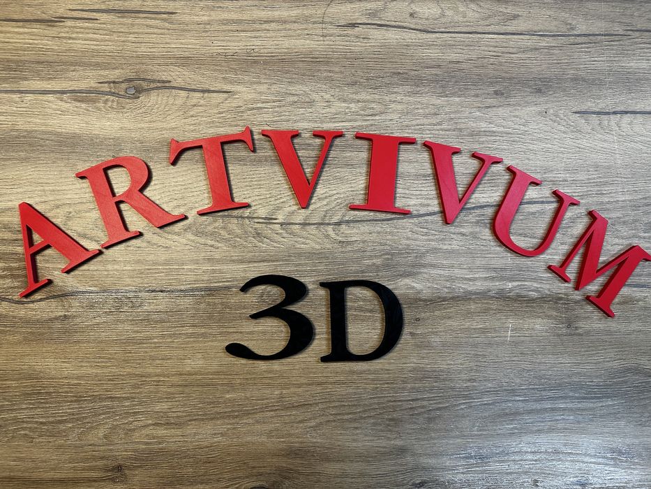 Litere printate 3D la comanda,perfecte pentru bussinesu tau