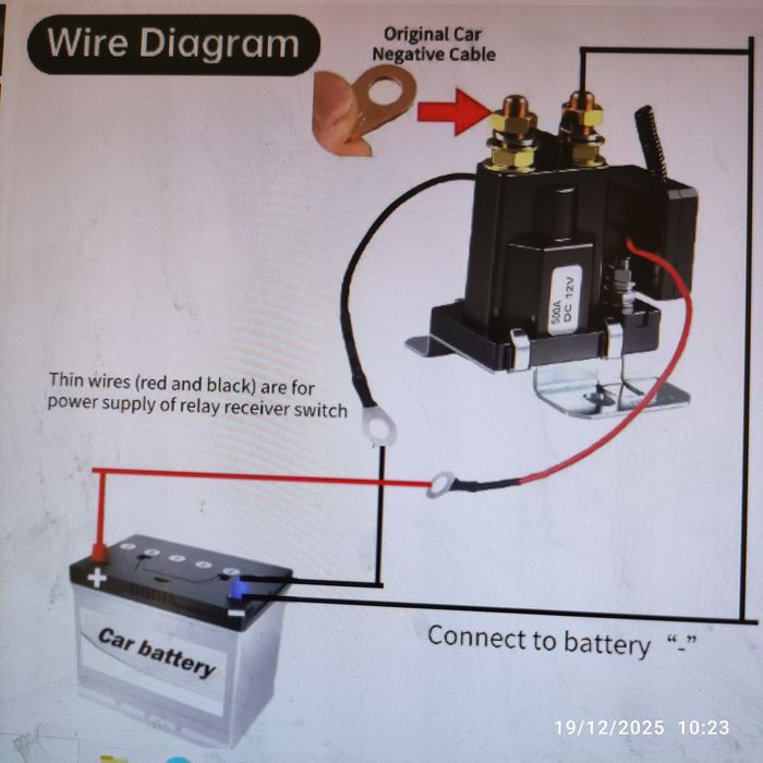 Интелигентен и мощен прекъсвач(ключ маса) с параметри 500А, 12 V.