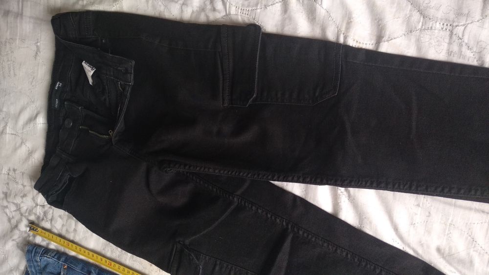 2 бр.дънки син и черен размер 34