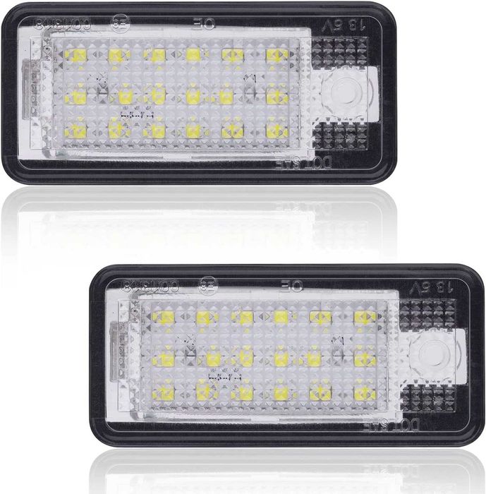 LED Плафони за Audi A3 8P A4 B6 B7 A6 A8 Q7 за заден номер АУДИ А3 А4