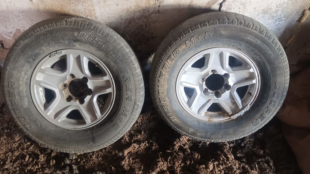 Диск с резиной на prado