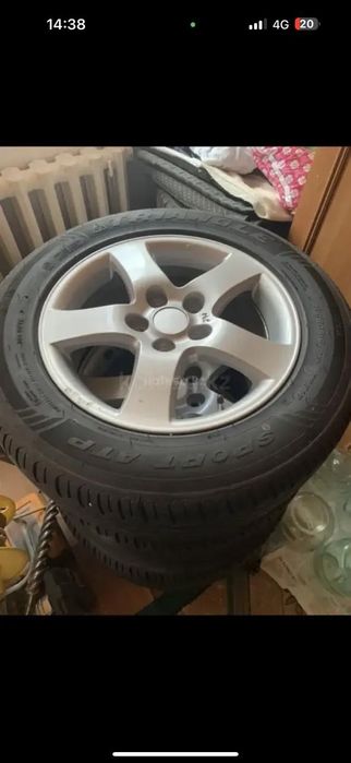 Балон 4 штук тойота без диск