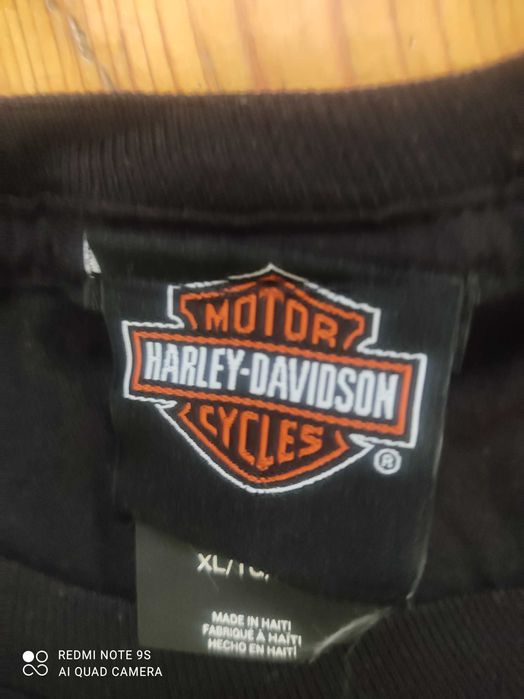 Футболка США. Харлей Давидсон. Черная