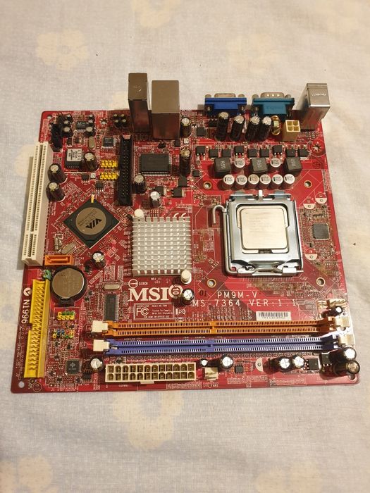 Placa de bază MSI și procesor și Asus H310 gen 8..9