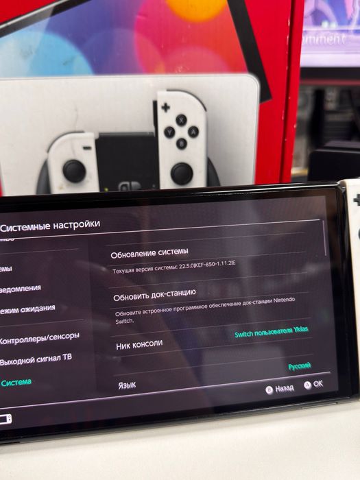 Прошитая Nintendo Switch Oled