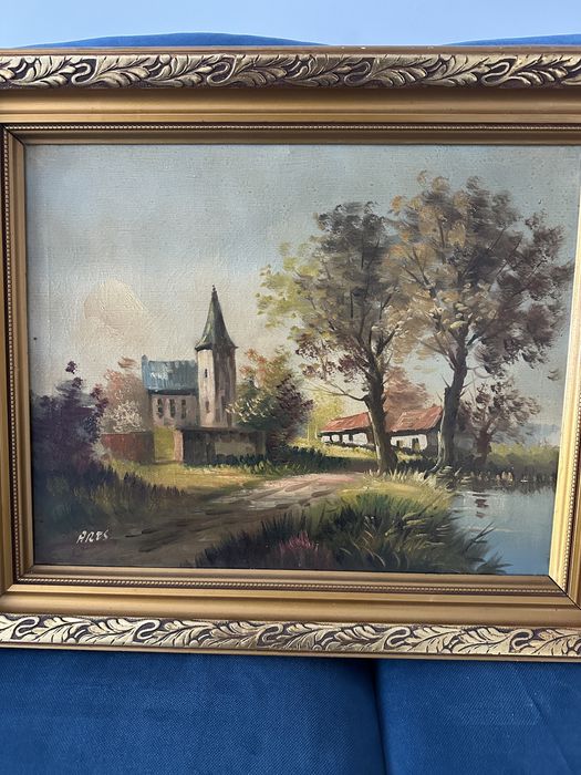 Pictură in ulei, cu semnatura 60/50 cm