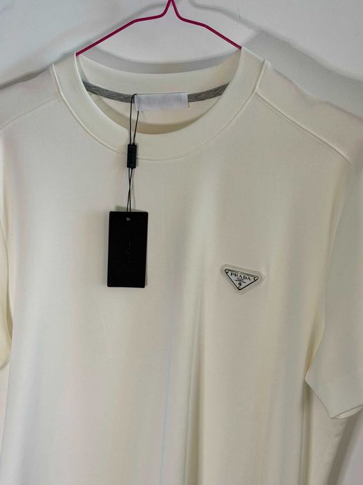 Tricou Prada alb