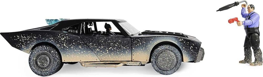 BATMAN Батмобил Кола със звук и светлина 3 фигури Батман и аксесоари