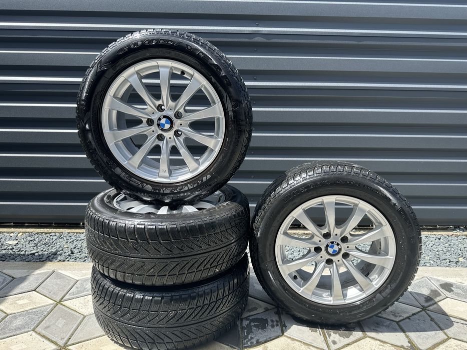 Jante aliaj BMW r17 5 x 120 + cauciucuri iarna Good Year 245 / 55 / R17 8j x 17