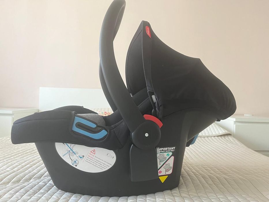 Phil & Teds Столче за кола Alpha (0-13 кг) сив/черен