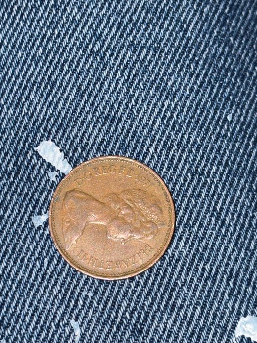 монета Елизабет 2 пенса 1971