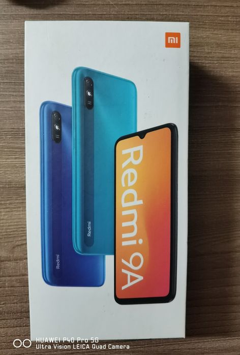 Redmi 9A с коробкой и документами.