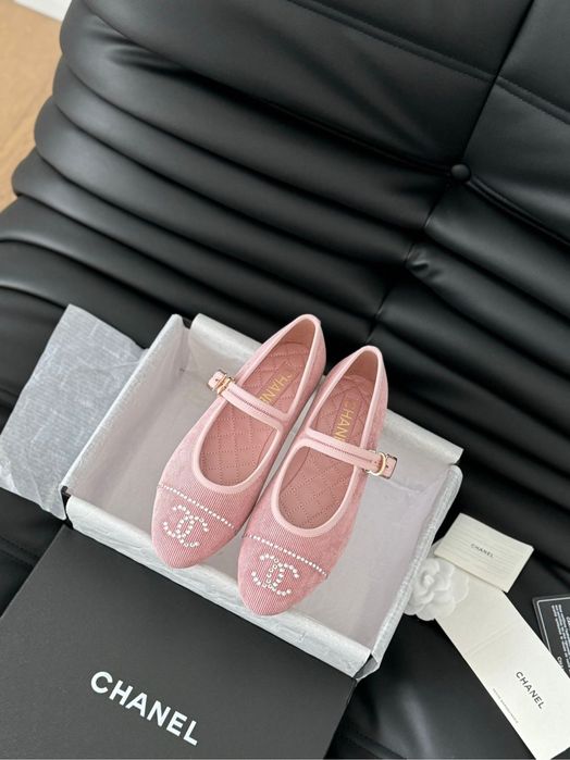 Balerini Chanel piele naturala premium pe comanda