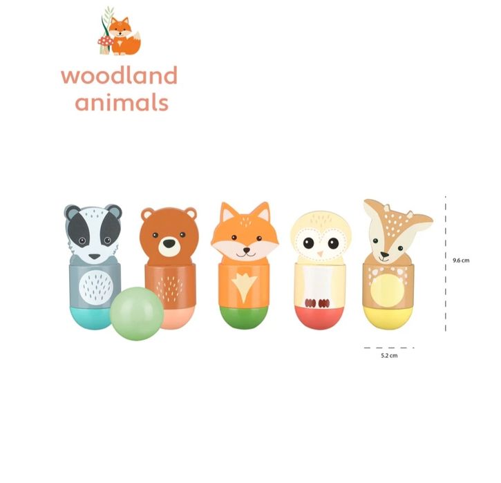 Детски дървен боулинг