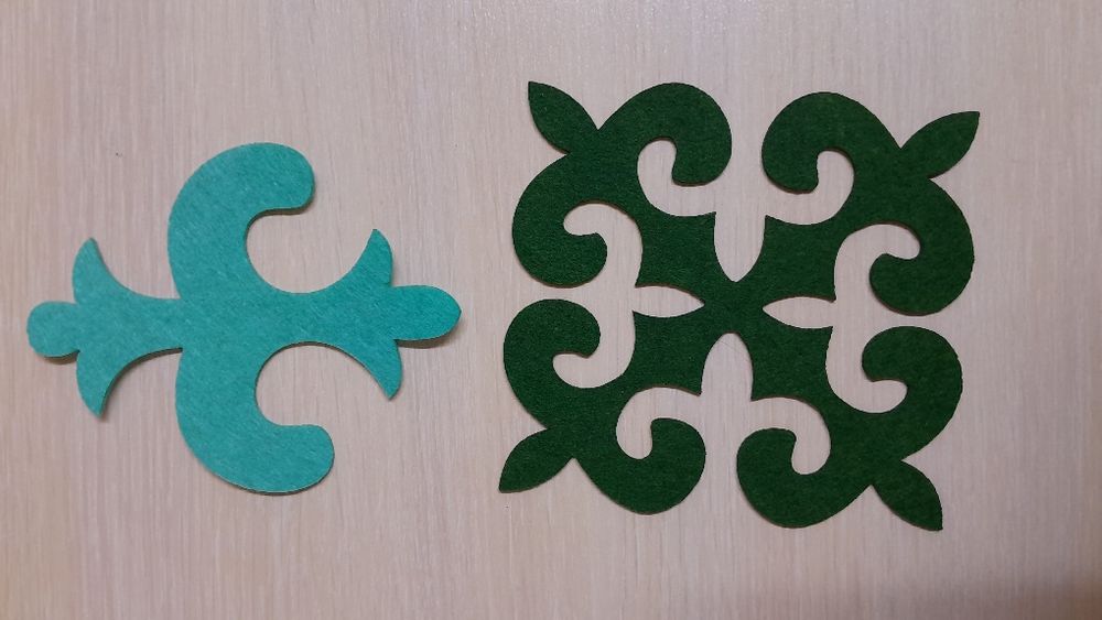 орнаменты из фетра