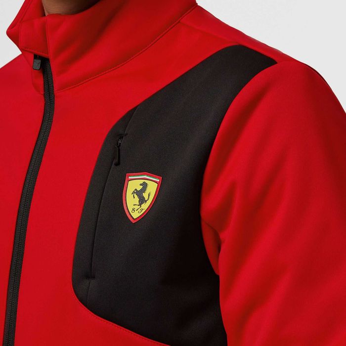 Puma Scuderia Ferrari F1 Logo Softshell - Оригинално мъжко яке р-р M