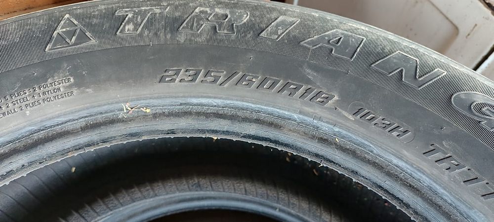 Зимные шины б.у. в хорошем состояни.