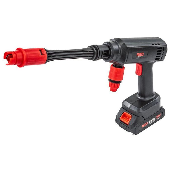 Pistol de spalat cu presiune cu acumulator, 60 bar, Red Technic