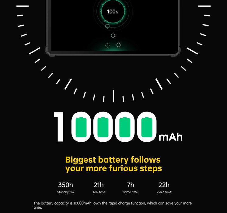 OUKITEL RT1 Helio P22 Octa Core 4GB RAM 64GB ROM 4G LTE 10.1 Inch