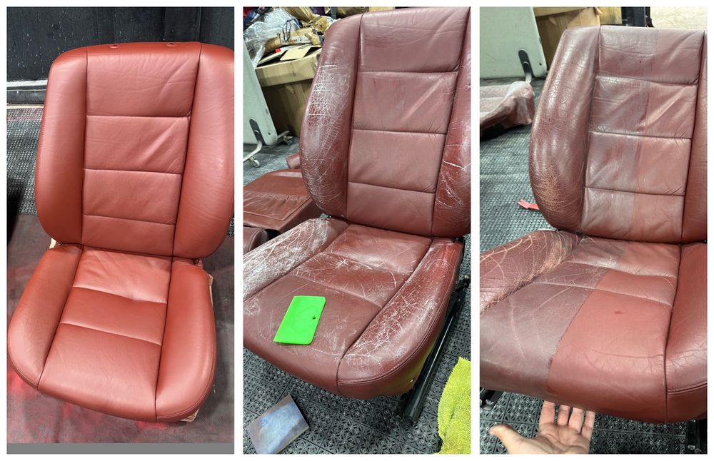 dexter detailing - reconditionat tapiterie piele - revopsire