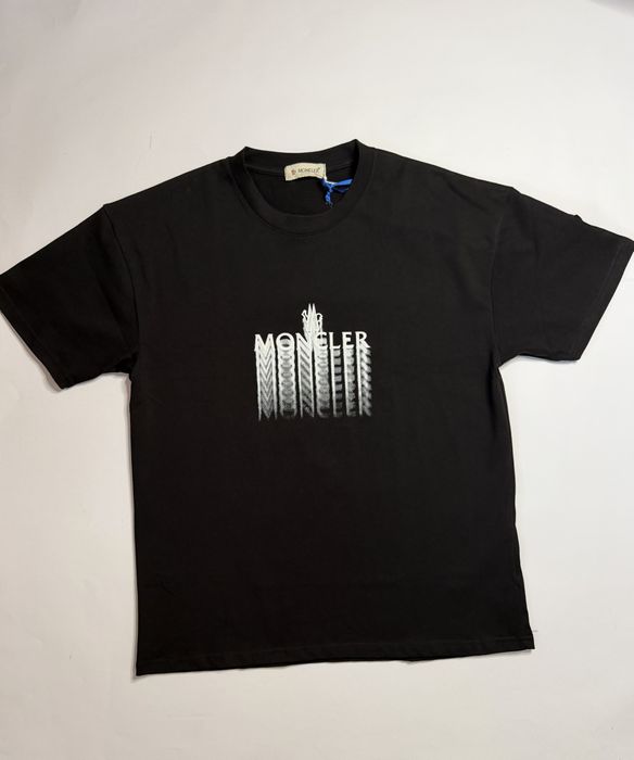 Тениска Moncler - Logo Patch Cotton Graphic T-Shirt