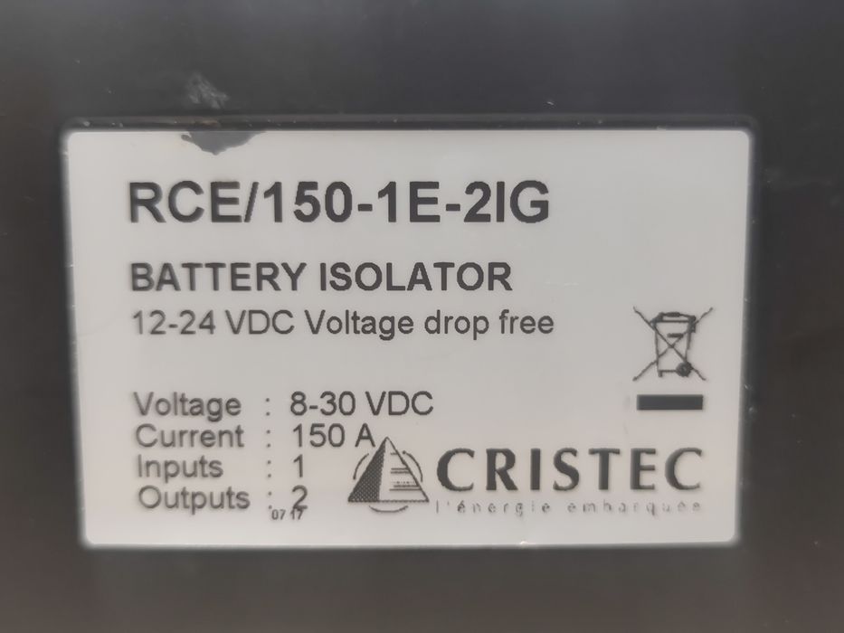 Разделител за батерии Cristec 12/24 V 150A