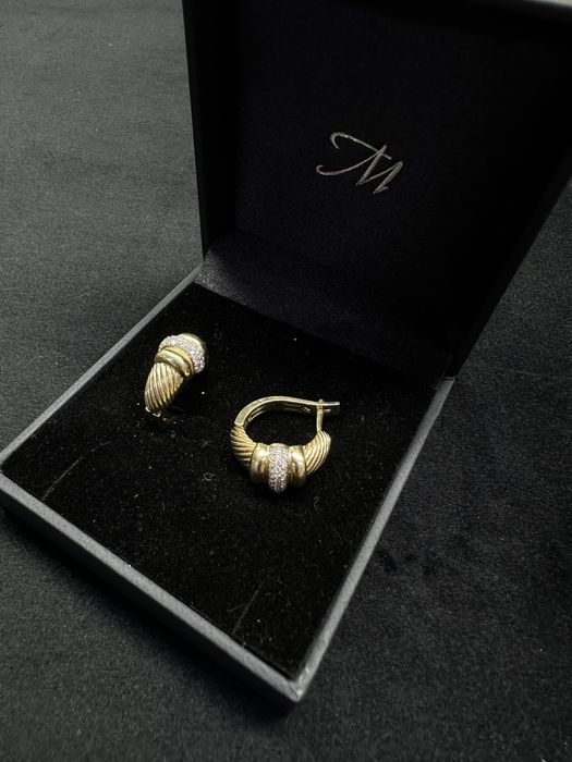 Серьги  Цвет: желтое Проба:585 Вес: 4,57