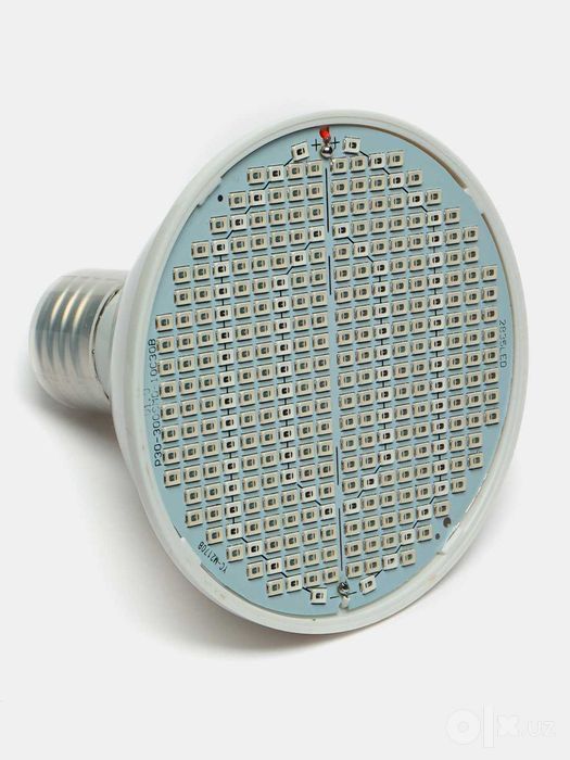 Фитолампа полного спектра, 300LED, 30Вт, SMD2835, Red+Blue, Цоколь E27