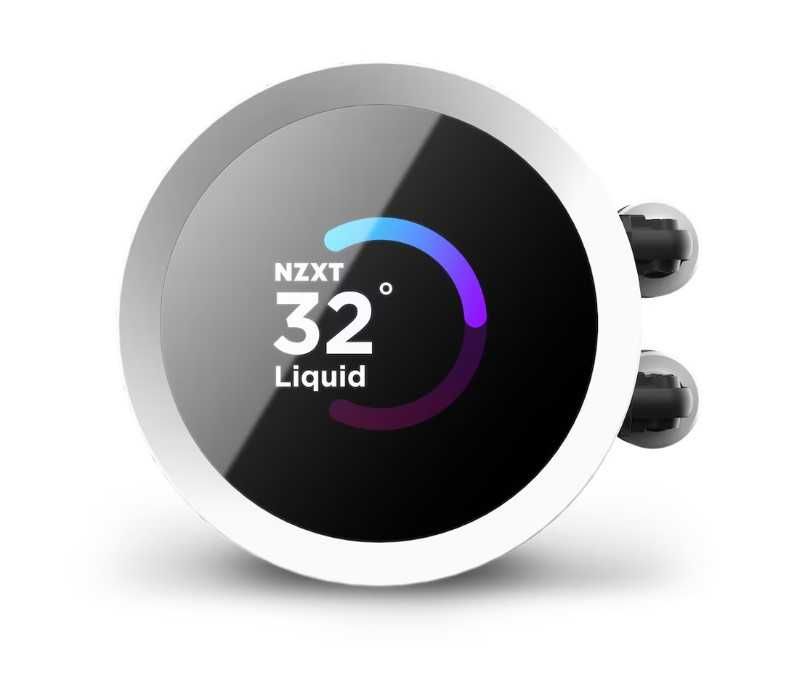 Cooler CPU NZXT Kraken 240 RGB, compatibil cu AMD/Intel, alb