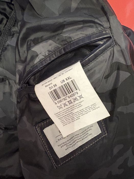 Geaca Milestone barbateasca piele 56