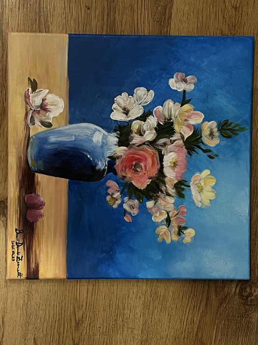 Tablou cu flori colorate de vanzare 40x50