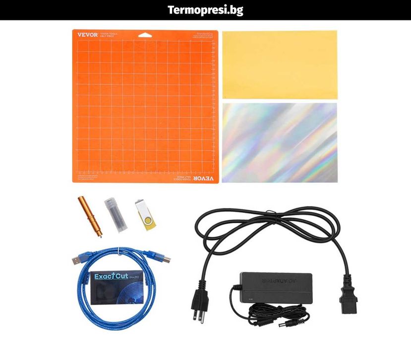 Компактен Режещ Плотер VEVOR 375мм