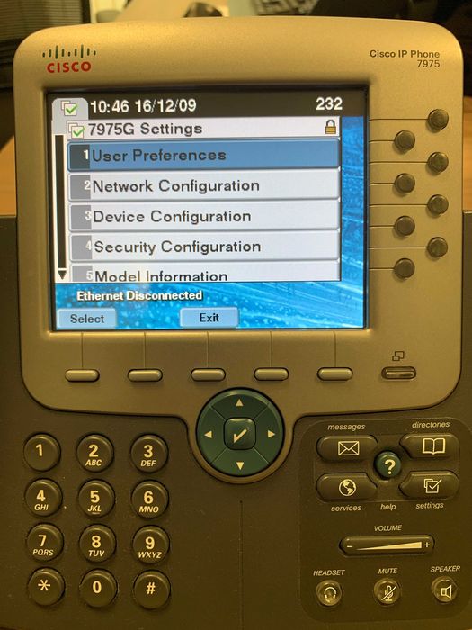 Cisco IP, video SIP телефон CP-9971 CP-9951 CP-8961 CP-8945 CP-8941
