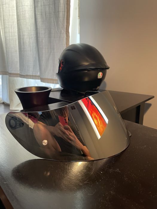 Vizor Agv k1S Argintiu