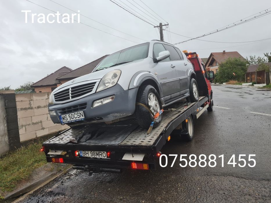 Tractari auto, utilaje non stop