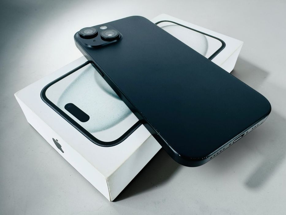 Apple iPhone 15 256GB Black Отличен! Гаранция!