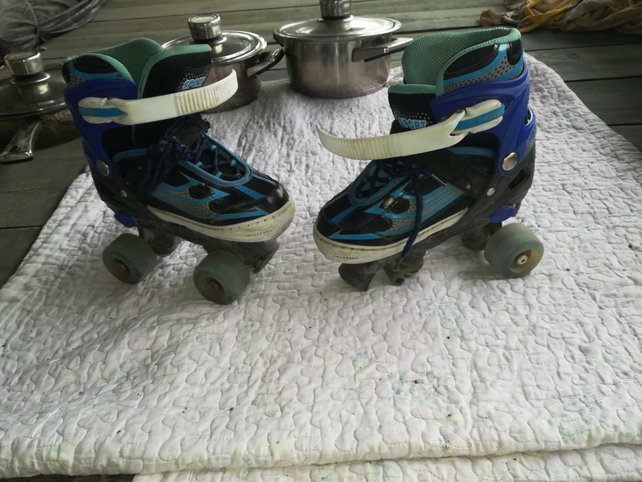 Коньки роликовые двухрядные