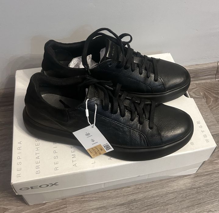 Мъжки кожени обувки Geox Respira