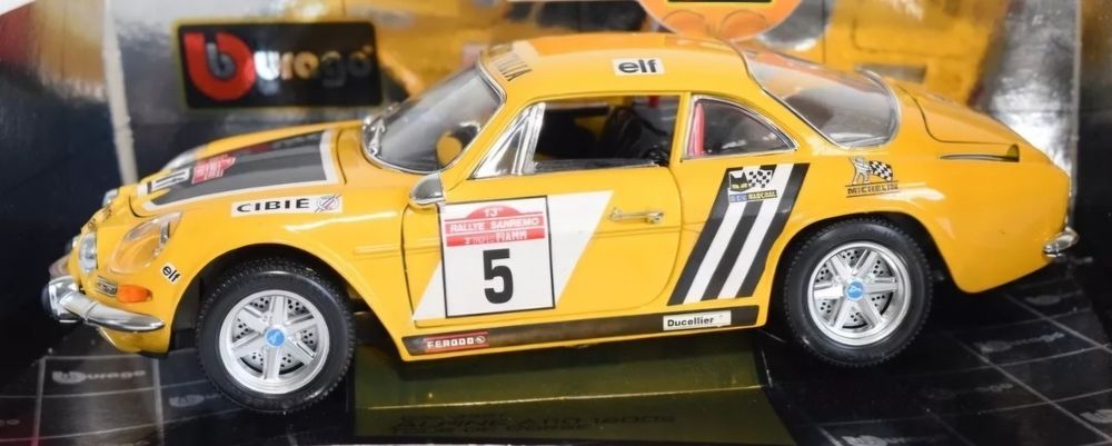 Machete Renault Alpine A110 1600 RALLY set