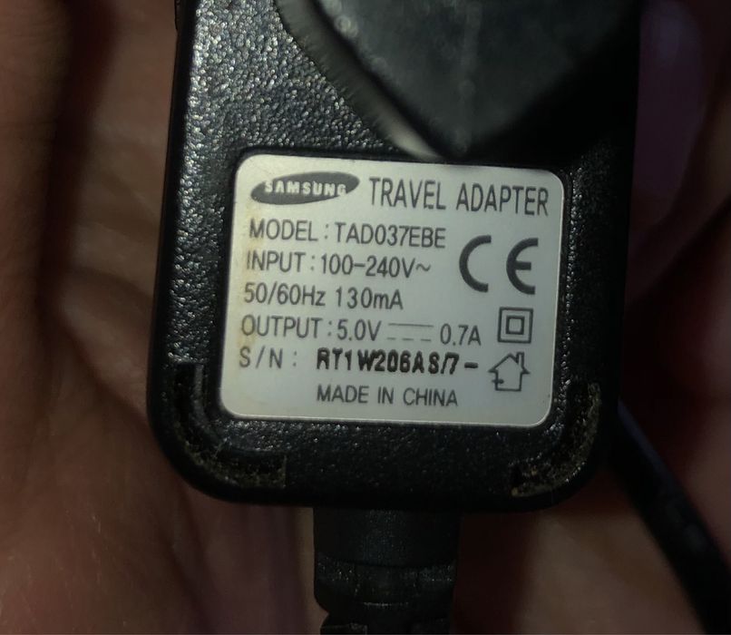 Зарядка на старый Самсунг