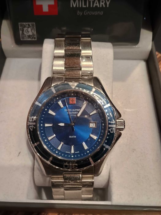 Мъжки часовник Swiss Alpine Military 7040.1135, Кварцов, 46мм