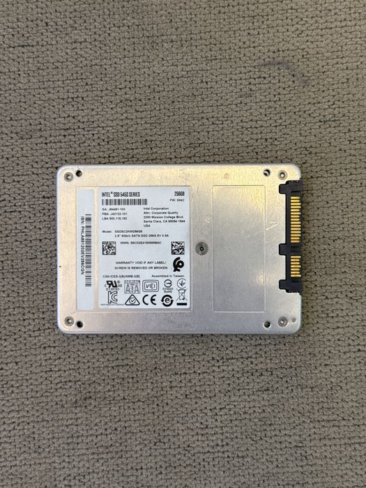 Memorie Intel SSD 256GB 545S Series