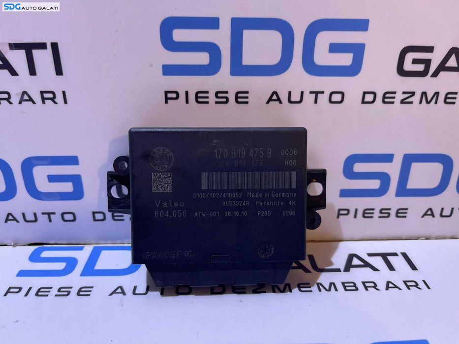 Unitate Modul Calculator Senzori Parcare PDC Parktronic Skoda Octavia 2 2008 - 2013 Cod 1Z0919475B 1Z0919475 [L3441]