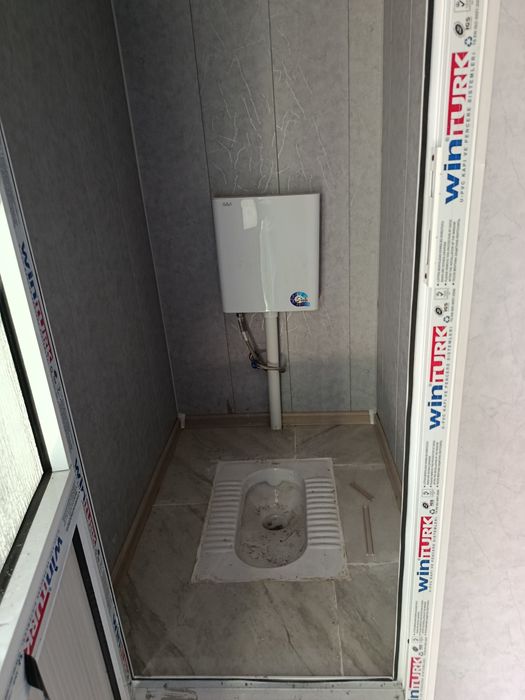 6 metrli konteyner 3+3 san uzel + dush kabina