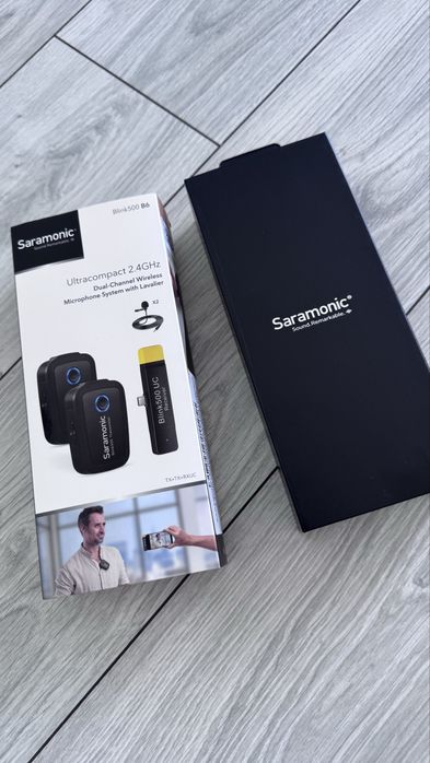 Microfon Wireless Saramonic Blink500 B6 – Nou, Sigilat